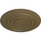 Ekena Millwork Oldham Ceiling Medallion (Fits Canopies up to 8 5/8"), Hand-Painted Mississippi Mud, 18"OD x 1 1/4"P CM18OLMMF - alternate 3